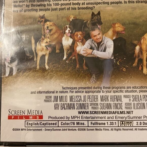 DVD Dog Whisper With Cesar Milan 3 Episodes Coach, Brooks, Ava New in Package - Picture 6 of 7